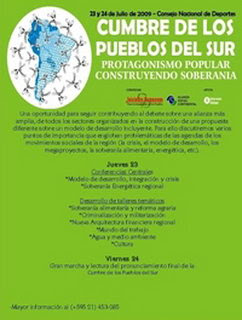 Declaración de la cumbre de los Pueblos del Sur