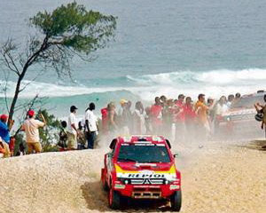 Triste huella del rally Dakar