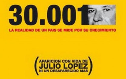 El hijo de Jorge Julio López pidió que la gente siga apoyando la búsqueda de su padre