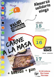 El domingo 16, en el patio x un techo…