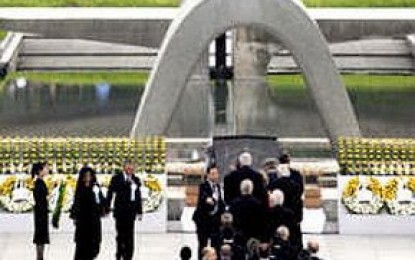 Hiroshima rememora aniversario de bomba atómica