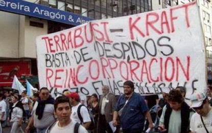 La multisectorial se manifestará en respaldo a los trabajadores de Terrabusi-Kraft