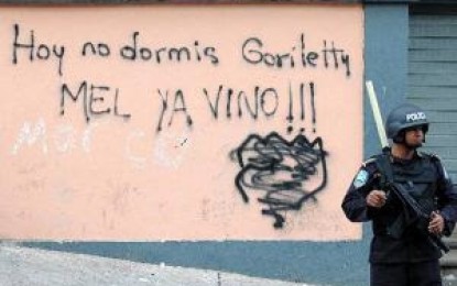 Honduras: las tres peleas simultáneas