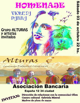 El grupo Alturas homenajea a Violeta Parra