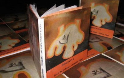Se presenta el libro “Denuncia” de Juan de la Maza -Rubén Vigo