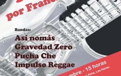 Festival de rock solidario “Todos por Francisco”