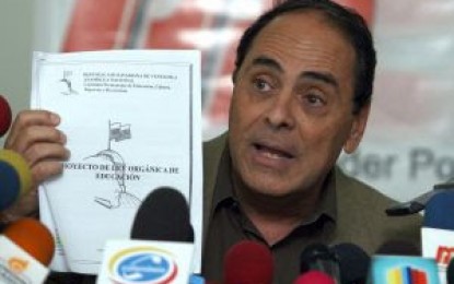 Venezuela: a partir del 16 de septiembre sistema educativo formará niños con base en valores humanistas