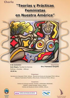 Conferencia: Francesca Gargallo, “Teorías y prácticas feministas en Nuestra América”