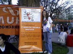 Marcha Mundial por la no Violencia empezó con juntada en Plaza Independencia