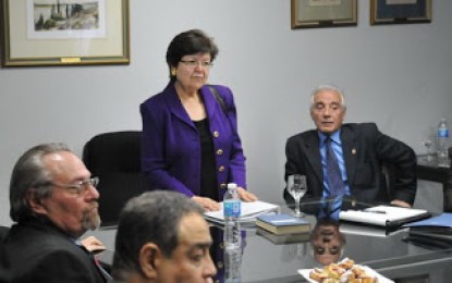 Agrupaciones populares en la UNCuyo protestaron contra la embajadora de EEUU
