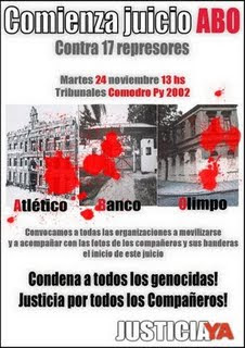 Comienza el juicio contra 17 represores