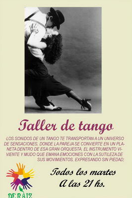 Taller de tango en De raíz