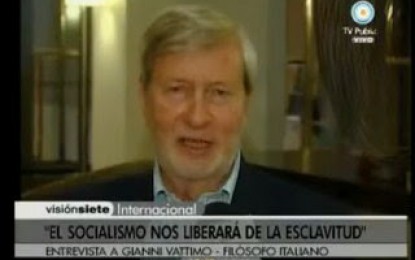 El socialismo, según Gianni Vattimo