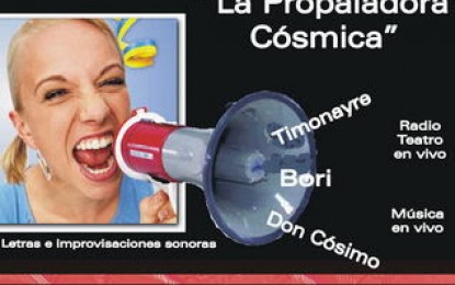 La Propaladora Cósmica: 11 de diciembre a las 23:00. Ficciones Bar Cultural