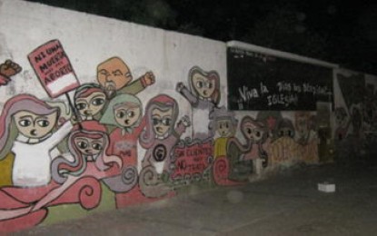 Ataque de fundamentalistas a mural en el Departamento mendocino de San Martín