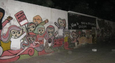 Ataque de fundamentalistas a mural en el Departamento mendocino de San Martín