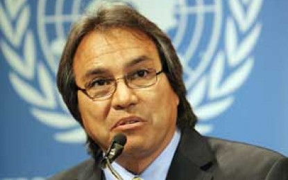 Relator Anaya: “es esencial asegurar que todo proceso de diálogo se realice de acuerdo a las normas del Convenio 169”