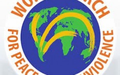 Aniversario de la primera Marcha Mundial por la Paz y la No Violencia