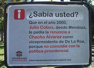 Carta documento a la UCR nacional por pedido renuncia de Cobos