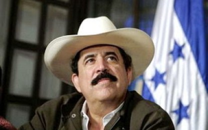 Carta pública de Manuel Zelaya al Frente Nacional de Resistencia Popular