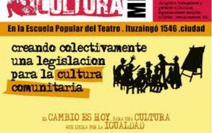 Primer foro abierto del colectivo Pueblo Hace Cultura Mendoza