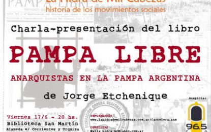 Se presenta el libro “Pampa libre”