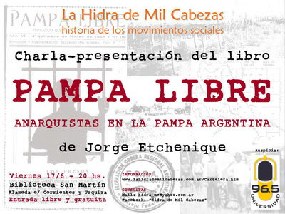 Se presenta el libro “Pampa libre”