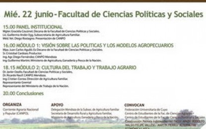 Primeras jornadas de política agraria