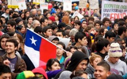 Estudiantes chilenos rechazan propuesta del gobierno