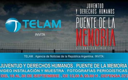 Télam invita: Puente de la Memoria. Juventud y derechos humanos