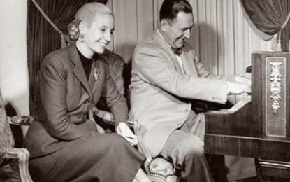 Evita conoció al coronel Perón en noviembre de 1943 según el actor Homero Cárpena