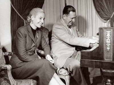 Evita conoció al coronel Perón en noviembre de 1943 según el actor Homero Cárpena