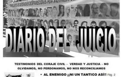 La Quinta Pata en versión impresa: “El diario del juicio”