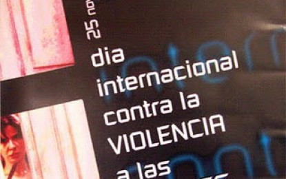 Día internacional de la eliminación de la violencia contra la mujer