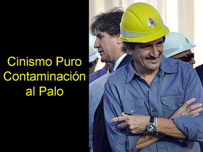 Cinismo puro. Contaminación al palo