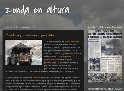 Nuevo blog de la izquierda en Mendoza