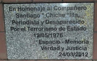Emotivo acto recordó a Santiago Chiche Illa, periodista desaparecido en la dictadura