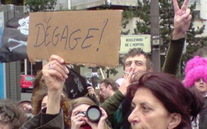 ¡Sarkozy, dégage…!