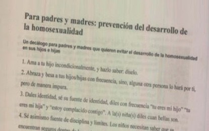 El gobierno pedirá explicaciones por dichos del docente homofóbico