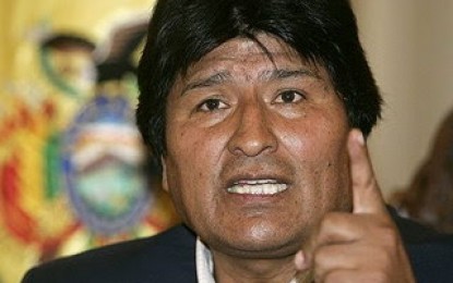 En Mendoza, el Evo de siempre, revolucionario