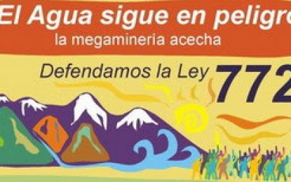 Marcha en defensa de la ley 7.722