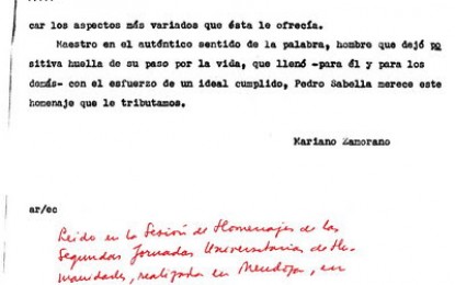 Homenaje a Pedro Sabella (IV y última)