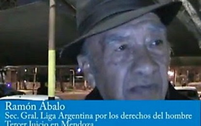 Videos con entrevistas a Ramón Ábalo y Celeste Seydell en la previa al tercer juicio y declaración de Elba Morales