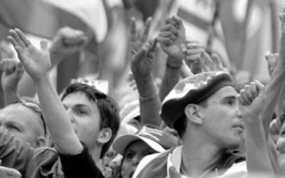 Los jóvenes y la política, en la calle