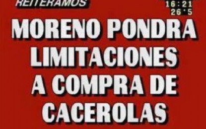 Las cacerolas del jueves