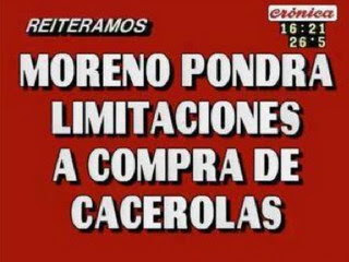 Las cacerolas del jueves
