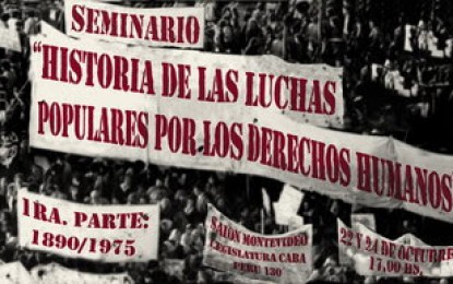 Seminario de Liga Argentina por los Derechos Humanos y el Instituto Espacio para la Memoria