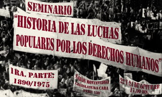 Seminario de Liga Argentina por los Derechos Humanos y el Instituto Espacio para la Memoria