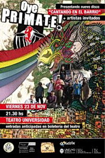 Oye PRIMATE! en el Teatro Universidad