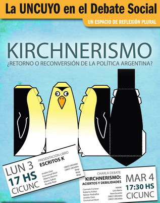 Debaten sobre kirchnerismo en la UNCuyo